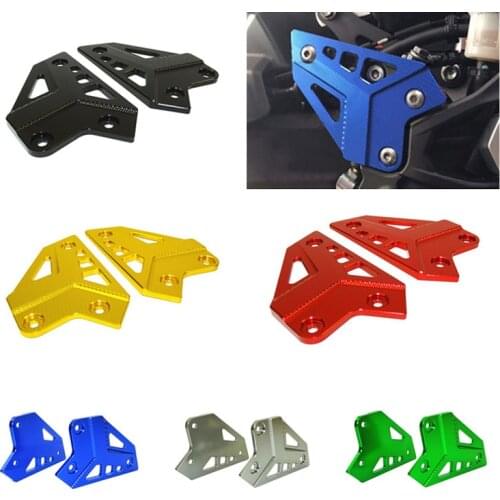 Motorbike For Kawasaki Z900 2017 2018 2019 2020 Rearset Rear Sets Footrests Heel Guard Plate 2 pcs