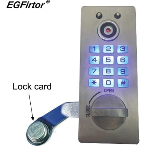 Home Stainless Steel Password Door Lock Electronic Smart Lock Password Cabinet Smart Lock Locker Hotel Lock File Lock