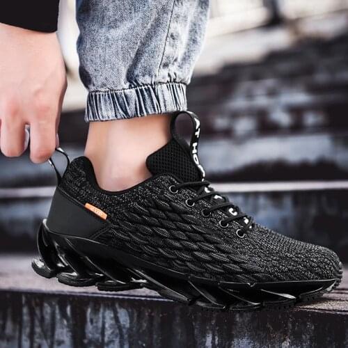 Plus Size Outdoor Air Cushion Men Shoes Sports for Men Sneakers Man Sport Shoes Male Running Shoes Black Basket Homme Walk A-475
