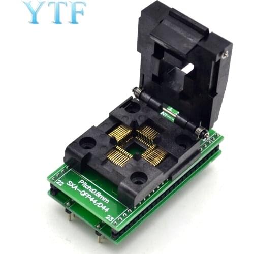 SA245A QFP-44 IC burning seat 10x10 0.8mm pitch adapter conversion seat test seat
