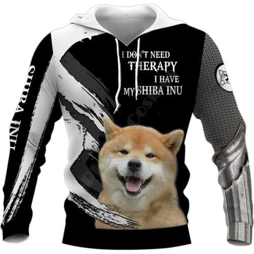 Knights Templar Shiba Inu 3D Hoodies Printed Pullover Men For Women Funny Sweatshirts Fashion Cosplay Apparel Sweater 02