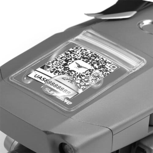 5 Pcs QR Code Phone Number Sticker Waterproof Anti-Lost Protective Cover Bag For DJI MAVIC 2 Phantom SPARK XIAOMI Parrot Drone