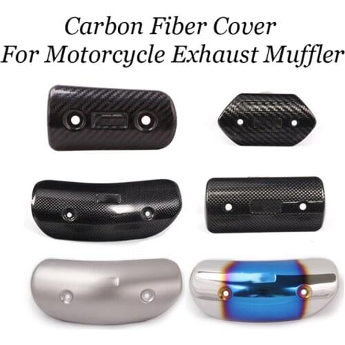 Motorcycle Exhaust Muffler Link Pipe Protector Heat Shield Cover Guard Anti-scalding cover Adjustable width
