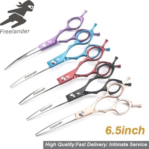 6.5 inch pet grooming kit dog scissors set Cutting Scissors Thinning Scissors and Curved Scissors hair care & styling