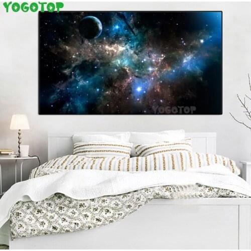 Diamond Painting Mountains And Space Decoration Full Square Round Drill,mosaic Diamond Embroidiery,starry sky Home Decor YY5061