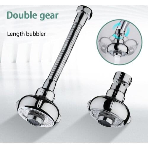 Kitchen faucet bubbler,water-saving nozzle,shower booster filter, 360 ° rotating diffuser,stainless steel faucet connector