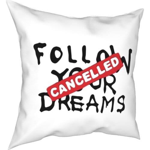 Banksy Quote Consequences Your Dreams Kisses Fall Street Art Graffiti Spray Color Pillows Cover Decor Pillows Cover for Home