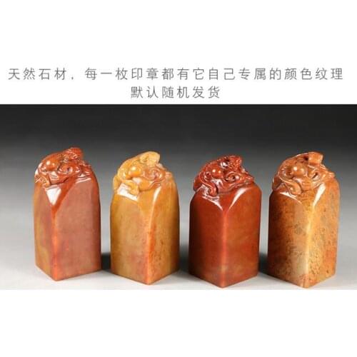 Free shipping Hand carved stone Shoushan original stone carving dragonfly production 2.5x2.5x6cm