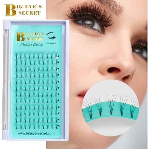Big eyes secret Lashes Pre Made Volume Fans 3d4d5d6d Eyelashes makeup False Eyelashes Russian Volume Lashes Eyelash Extension