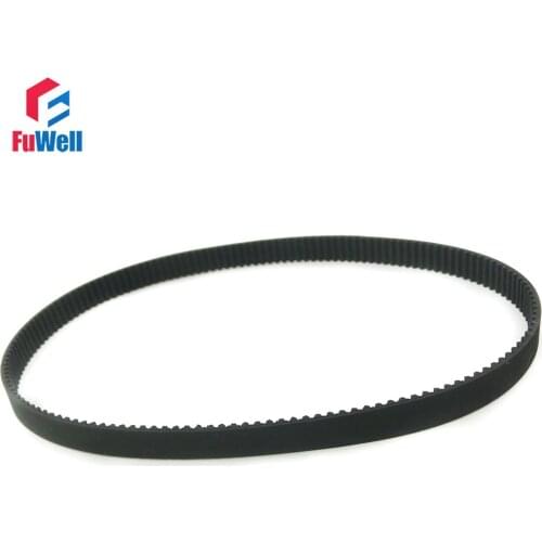 HTD3M Timing Belt Rubber Toothed Belt 15mm Width 510/513/519/522/525/531/537/540/546-3M 3mm Pitch Closed Loop Gear Belt