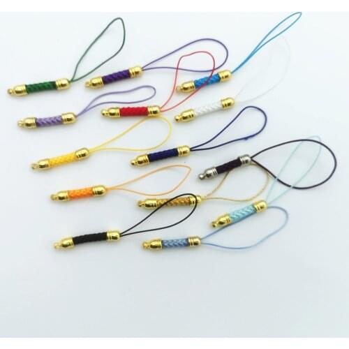 500pcs/bag 7CM Pretty Nylon Rope For DIY Jewelry Making Keychain Cellphone Straps Pendant Accessories