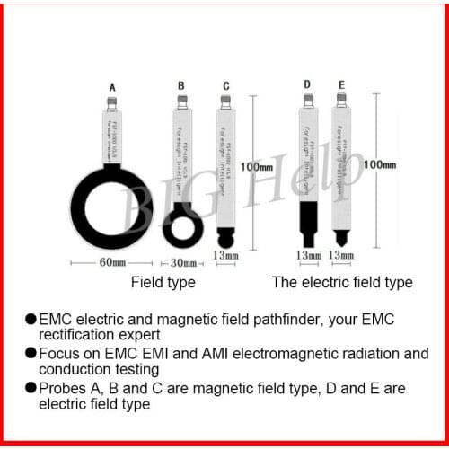 FST-100X EMC EMI EMS Near Field Probe Antenna Magnetic Field Electric Field 9K-6GHz Conducted Radiation Rectification