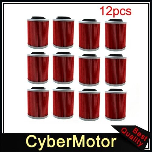12x Oil Filter For CAN-AM DEFENDER XT HD8 DPS HD10 MAVERICK MAX 1000R SKI DOO
