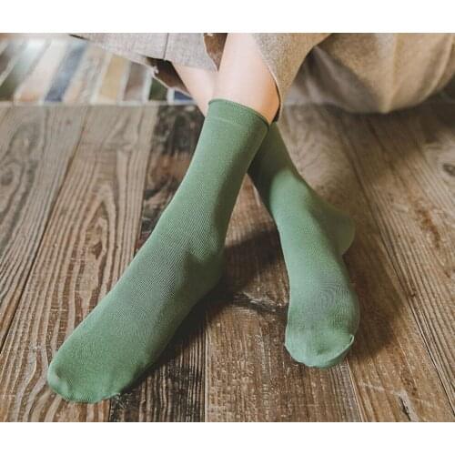 Fashion Womens Solid Socks Thick Plain Anklets Casual Relaxation Girls Low Tube Ladies Multi Colors