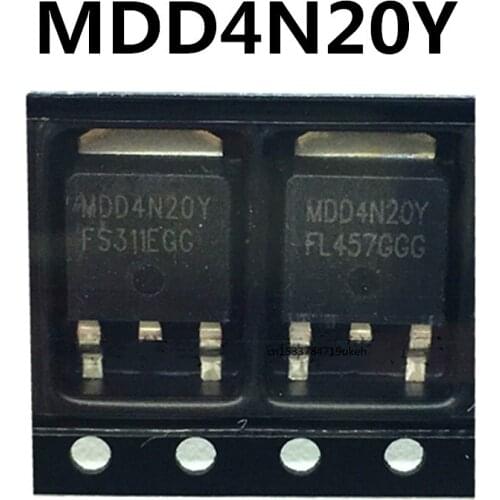 Original 5pcs/MDD4N20Y TO-252 200V 3A