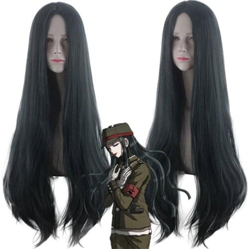 1:1 Danganronpa: Korekiyo Shinguji Cosplay Wigs Mioda Ibuki Playing Short Colorful Long Straight Hair Halloween Wigs