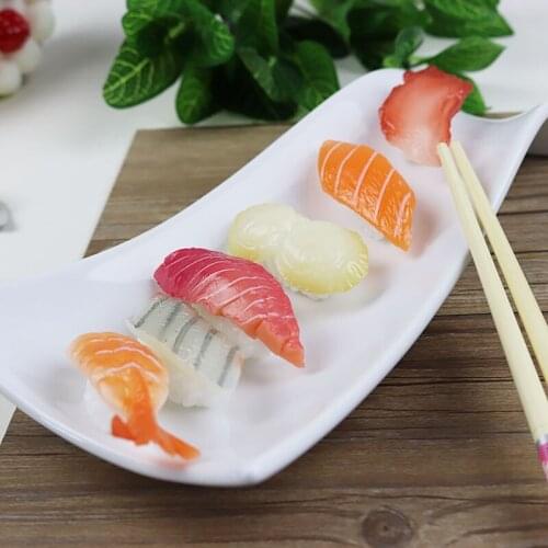 Fake Sushi Artificial Food Realistic Seafood Slice Simulated Sushi Food Prop For Showcase Display