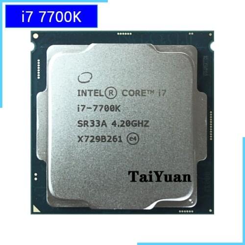 Intel Core i7-7700K i7 7700K 4.2 GHz Quad-Core Eight-Thread CPU Processor 8M 91W LGA 1151