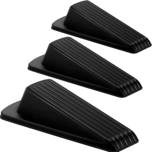 Rubber Door Stop Stoppers Block Wedge Doorstops Windproof Anti-pinch Safety Door Wedge Door Top Anti-Collision Door Clip Block