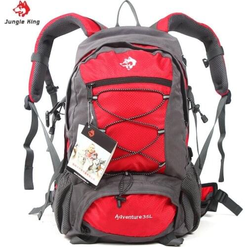 Jungle King 35L Brand Mountaineering Bag Small Sports Backpack Carry The System Waterproof Rucksack Men and Women Knapsack