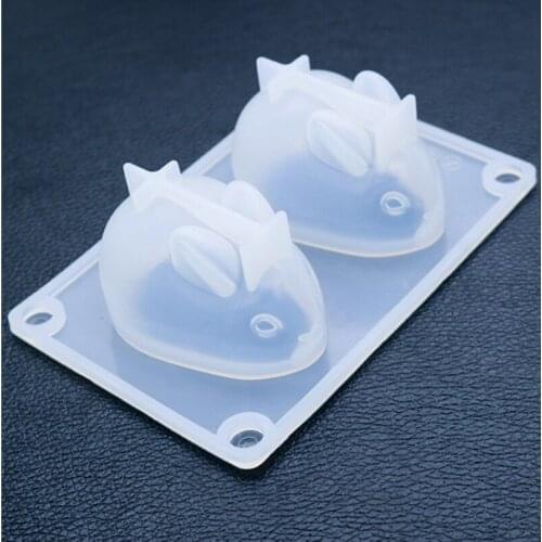 Cute 3D Bunny Silicone Mould Rabbit Shape Mousse Cake Silicone Mold Chocolate Cupcake Topper Baking Pastry Decoration For Easter