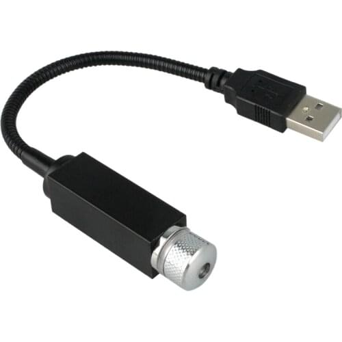 USB Car Interior Atmosphere Starry Sky Lamp Ambient Star Light LED Projector