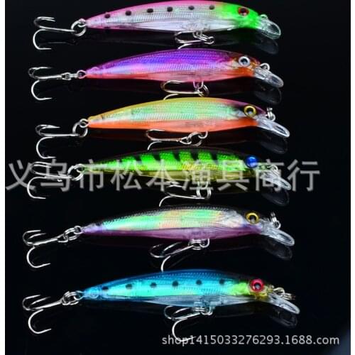 120pcs/lot DW-1265 classic bait lures Minnow Hard Baits 3.2" 8cm / 0.2OZ 6g road Tackle Swimbait Asia Bionic Fishing Bait