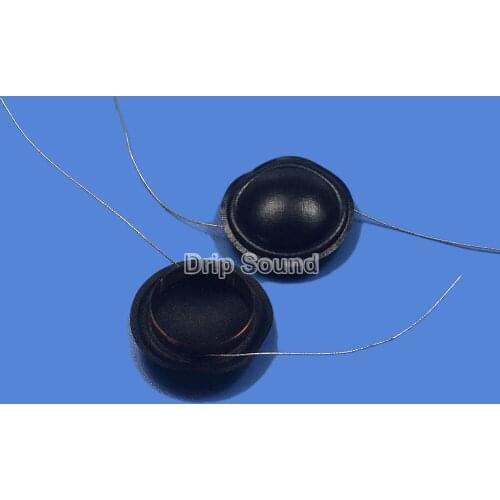 2pcs 16.43mm Tweeter Voice Coil Horn Speaker Treble Silk Sound Film Diaphragm Drive Head Repair Parts