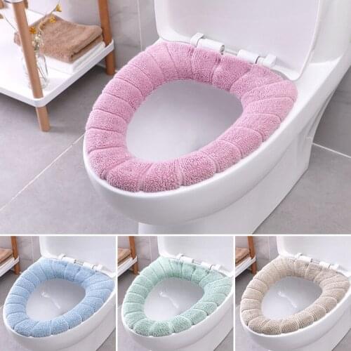 2021 Hot Sale Toilet Seat Covers Domestic Washable Toilet decoration Comfortable Seat Comfort Blanket Cover on Toilet