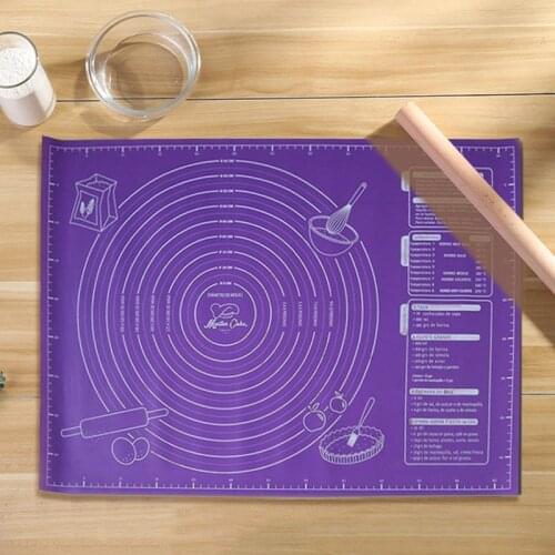 45x60cm Non-Stick Sheet Extra Large Silicone Pad Baking Mat Rolling Dough Pizza Dough Maker Holder Kitchen Baking Accessories