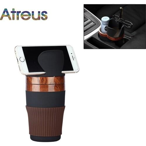 Atreus Car Multifunctional Drink Cup Holder Phone Holder For Jeep Renegade Suzuki Grand Vitara Mitsubishi ASX Outlander Pajero
