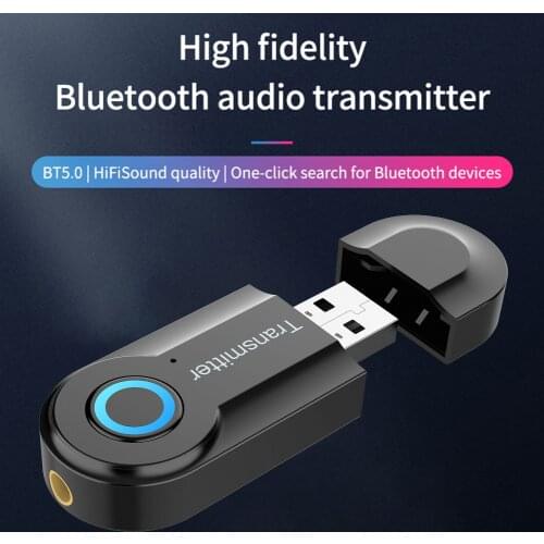 USB Bluetooth Transmitter Wireless Audio Adapter 5.0 TV Computer Bluetooth Transmitter Home Audio And Video Equipment