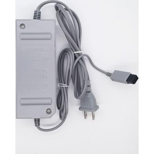 AC 100-240V Home Wall Power Supply Charger Adapter for Nintendo Wii Gamepad Controller Joystick US/EU Plug Replacement 10pcs/lot