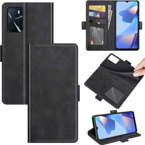 Case For OPPO A16 Leather Wallet Flip Cover Vintage Magnet Phone Case For OPPO A16 Coque