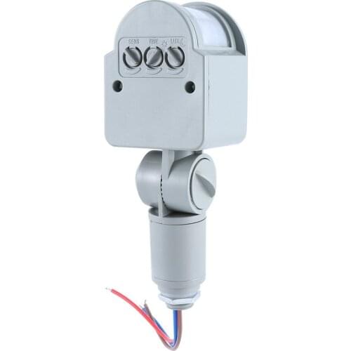 12V Motion Sensor 220V 110V PIR Movement Detector Automatic Infrared Wall Mount Timer Outdoor LED Induction Device Light Switch