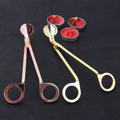 Stainless Steel Candle Wicks Oil Lamp Trimmer Scissors Cutter Snuffers Tool Hook Trim Wicks Lengthen The Life Of Candle Tool