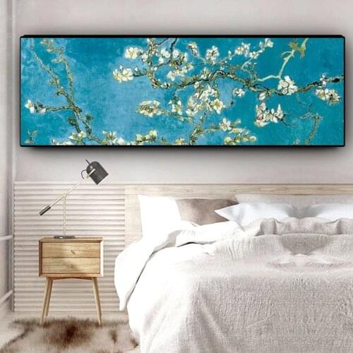 World Famous Artwork Van Gogh Blossom Flowers Canvas Paintings Reproductions Posters and Prints Wall Art Picture Home Wall Decor