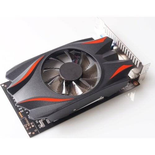 Computer Graphic Card GTX650 2GB GDDR5 128 Bit PCIE 2.0 HDMI-Compatible+VGA+DVI Interface with Twin Cooling Fan N7MC