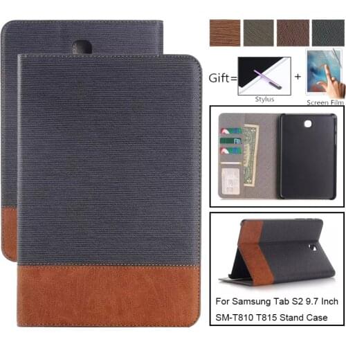 Magnetic Case For Samsung Galaxy Tab S2 9.7 T810 T815 PU Leather Tablet Cover for SM-T810 SM-T815 T819 Smart Stand Case Funda