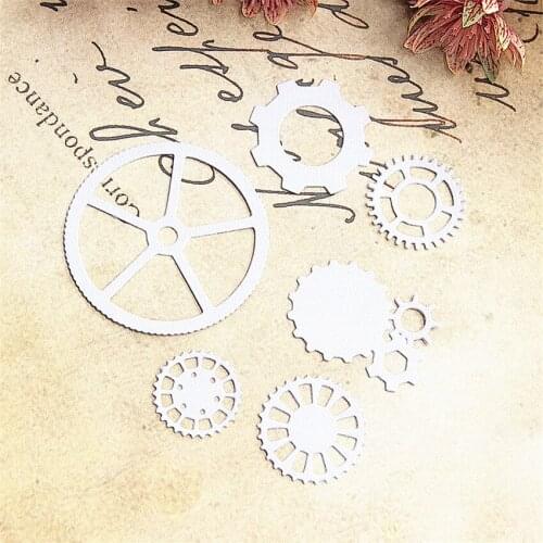 Gear set Cutting dies metal crafts paper die-cutting /DIY embossing Easter and New Year Scrapbooking
