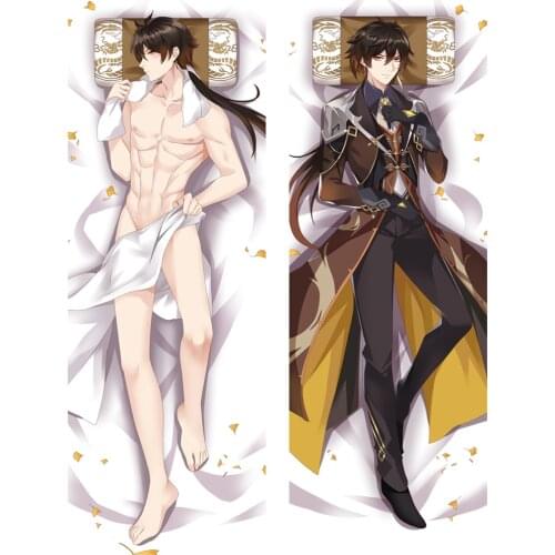 2021-July Update Japanese Anime Pillowcase Genshin Impact kinsen Dakimakura Body Pillow Case Hugging Pillow Cover Case