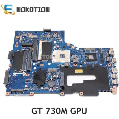 NOKOTION Laptop Motherboard For ACER aspire V3-771 V3-771G VA70 VG70 NBM7Q11001 Mainboard GT730M GPU DDR3