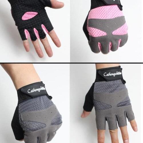 Men Women Compression Arthritis Gloves Cycling Gloves Sports Fitness Anti-sweat Anti-slip Cycling Breathable Half Finger Gloves