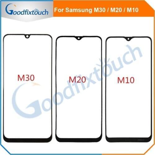 For Samsung Galaxy M30 M10 M20 Touch Screen Front Glass Panel LCD Outer Display Lens M30 M10 M20 Front Glass