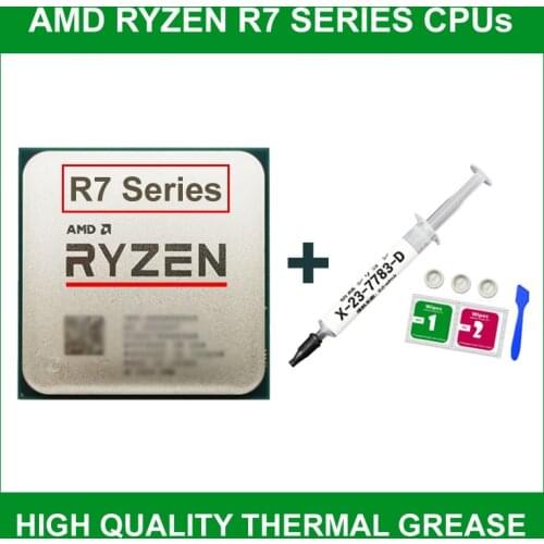 AMD Ryzen 7 Processors with Thermal Grease RYZEN 7 5800X Thermal Paste R7 3800X 8 Cores RYZEN CPU R7 3700X Computer Hardware DIY