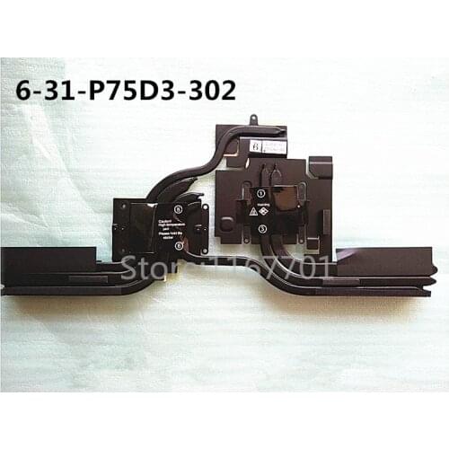 New ORG Laptop CPU/GPU Cooling radiator heatsink for Clevo P870 P870ZM P770ZM ZX8 SP7S2 ZX7-SP5D1 6-31-P75D3-302 6-31-P75D3-300