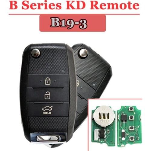 1PCS) B19-3 KD900 URG200 KD200 Remote Control 3 Button Key K Style Universal Remote Key For KD900 KD200 MINI KD