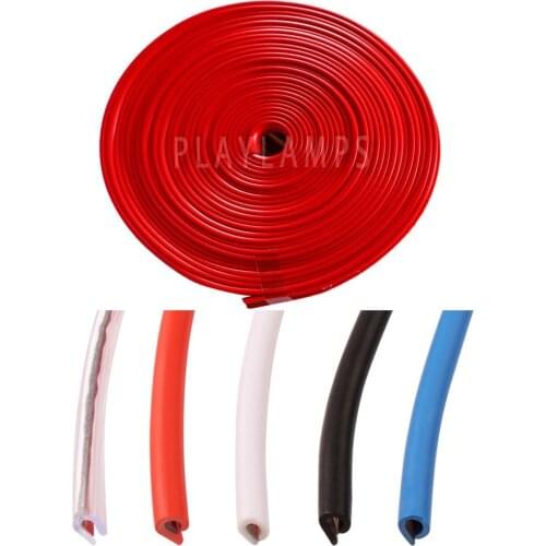 5 M"U"Type Car Door Rubber Seal Sound Insulation Sealing Strip Weatherstrip