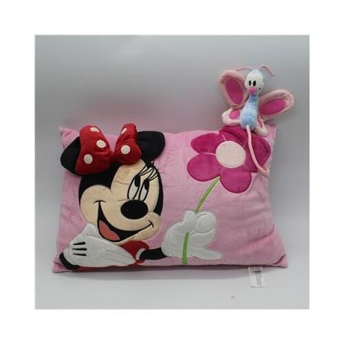 1piece 40*28cm minnie mouse plush toys pillow minnie mouse throw pillow cushion birthday stuffed gift