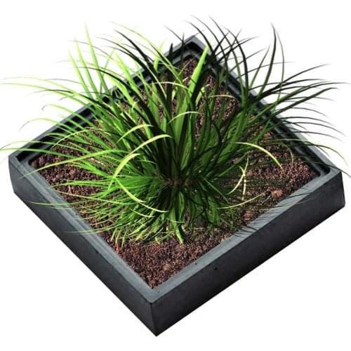 1Pc Clear Water Concrete Table Goods Tray DIY Cement Multi-meat Flowerpot Silicone Mold